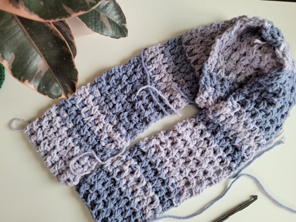 Crochet scarf free pattern