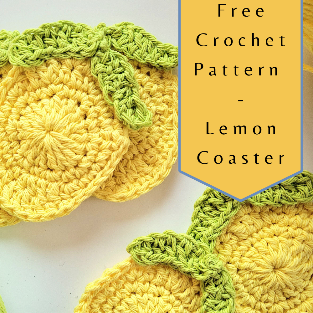 Free Crochet Pattern - Lemon Coaster