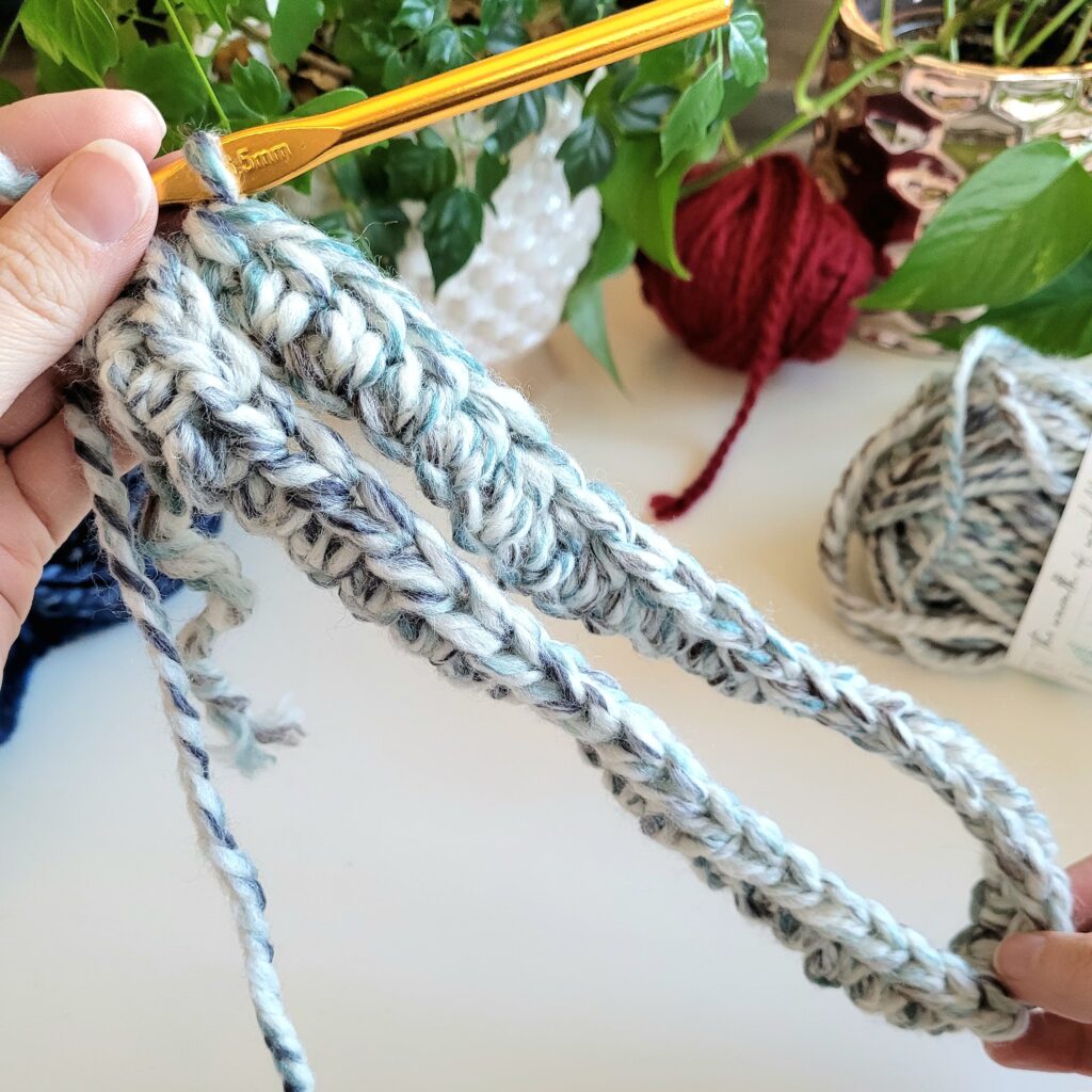 half double crochet stitch