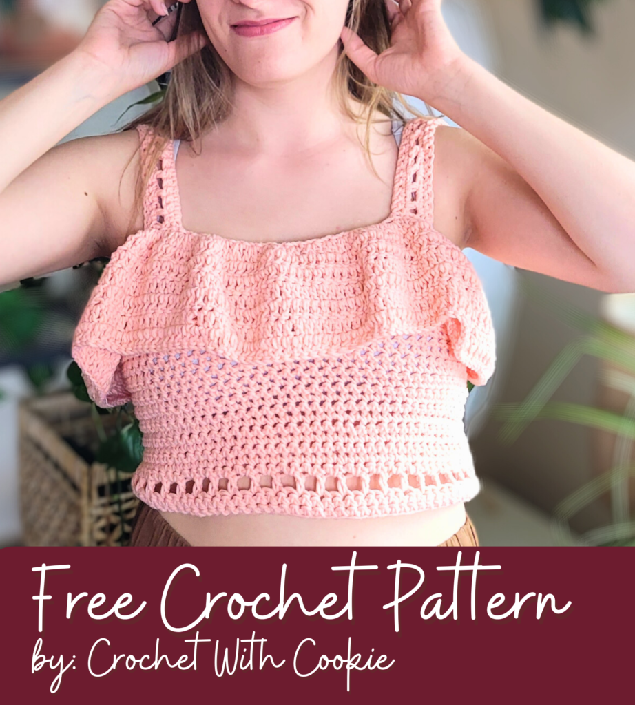 free crochet pattern ruffle tank top