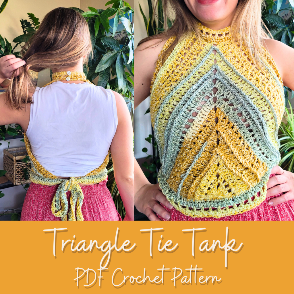 Triangle Tie Tank Crochet Pattern