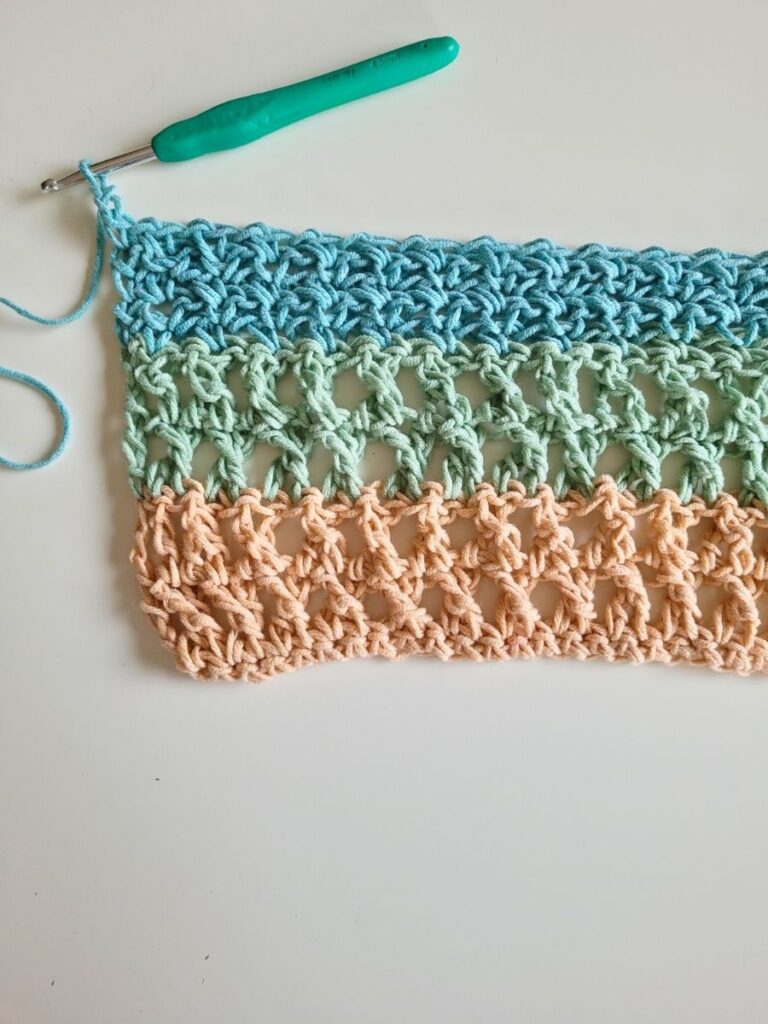 rainbow raina top, free crochet pattern